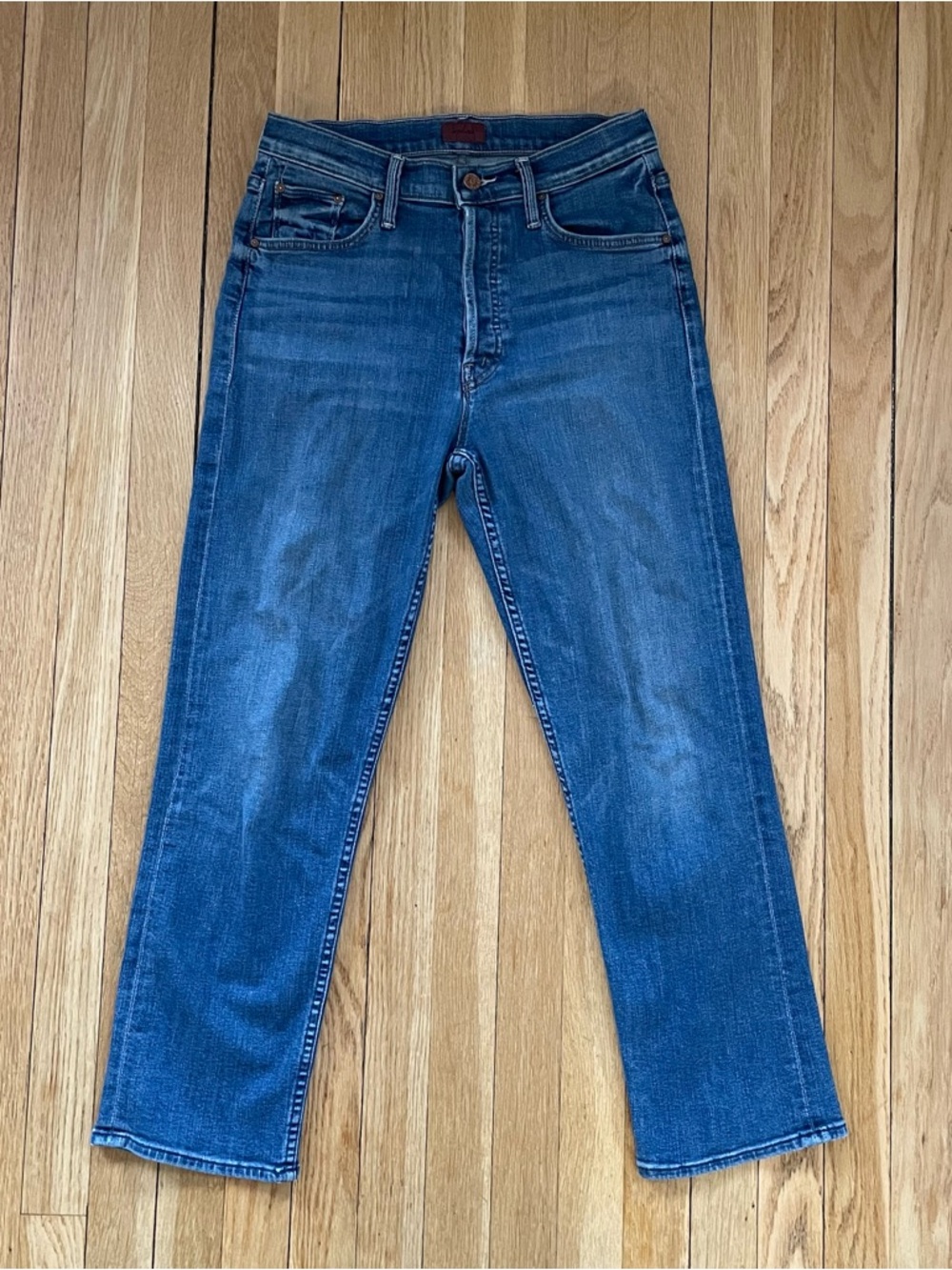 MOTHER The Tomcat Straight Leg Jeans in Wild Game - Size 28